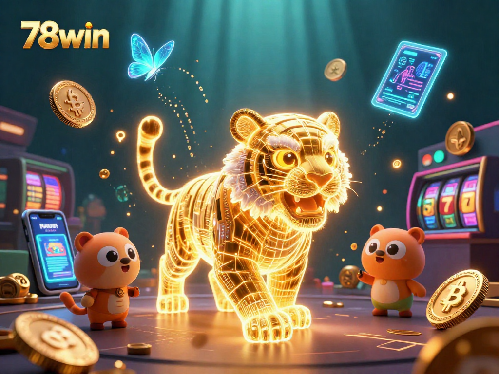 Engage in thrilling gameplay with 78win's dazzling slot machine experience.
