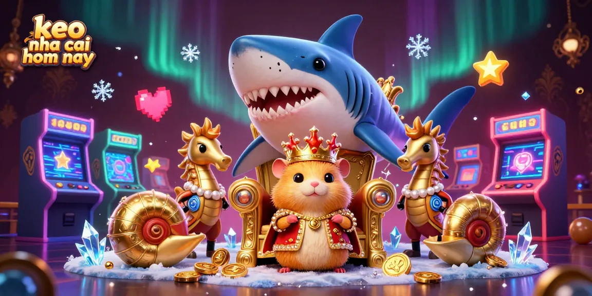 Experience the excitement of keo nha cai hom nay with vibrant 3D cartoon characters in a casino-themed scene.