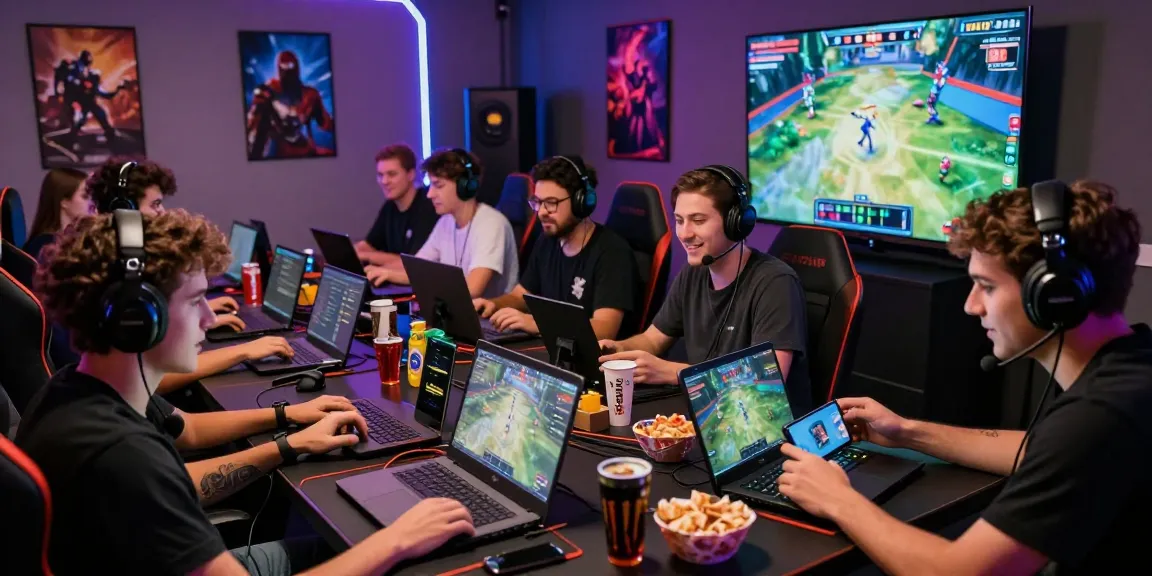 Engaged players enjoying competitive gameplay at https://proplay88.uk.com/ in a vibrant gaming environment.