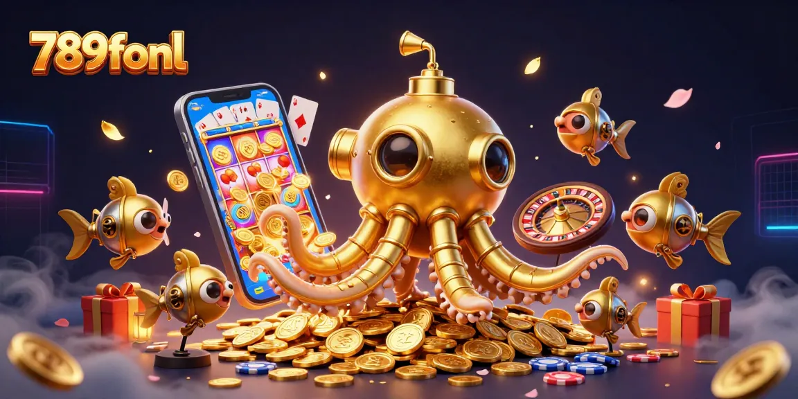 Experience thrilling gameplay at 789fonl with a vivid slot game scene and golden treasures.