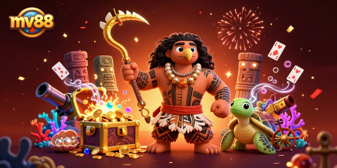 Experience thrilling action at mv88 with vibrant casino imagery featuring treasure and adventure.