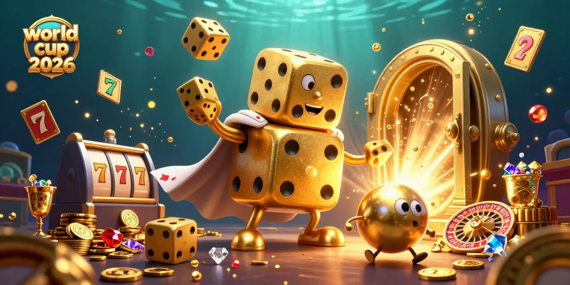 Experience thrilling actions in world cup 2026 with a vibrant 3D casino scenery full of dynamic elements.